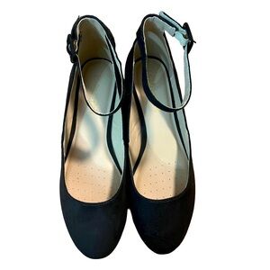 Dream Pairs Black Ankle Strap low Heels